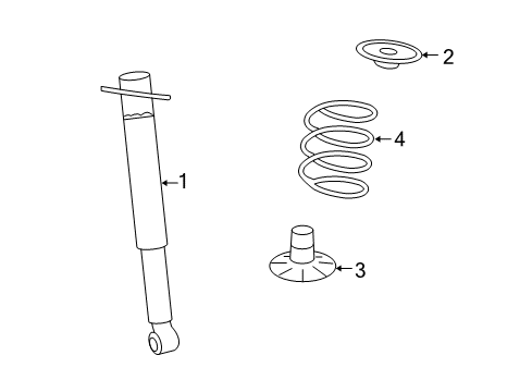 2007 Saturn Aura Shocks & Components Diagram