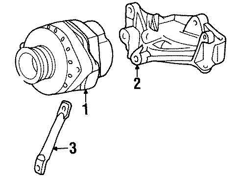 1992 Cadillac Eldorado Alternator Diagram 2 - Thumbnail