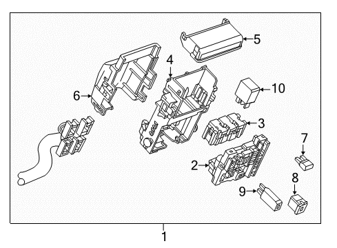 2014 Chevy Impala Fuse Box Diagram for 22786006