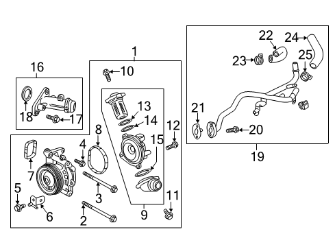 2019 GMC Terrain Water Pump Diagram 2 - Thumbnail