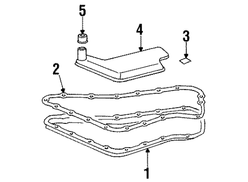 1996 Chevy Monte Carlo Transaxle Parts Diagram