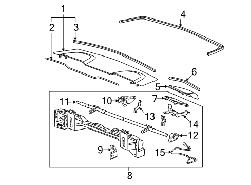 2007 Pontiac G6 Stowage Compartment Diagram