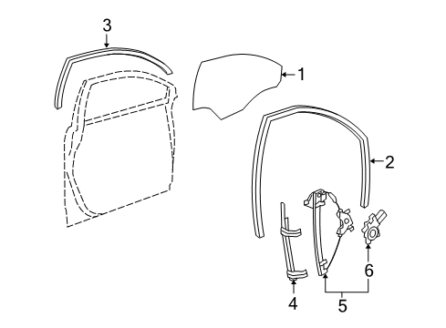 2009 Saturn Vue Front Door Diagram