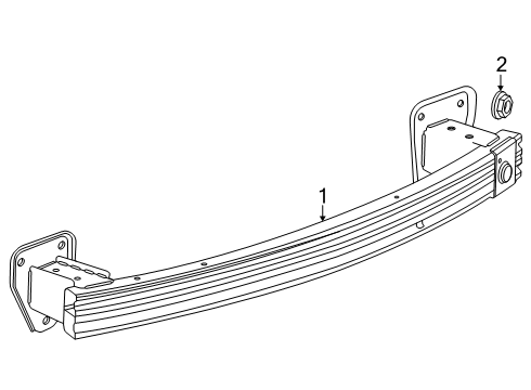 2024 Buick Encore GX Bumper & Components - Rear Diagram