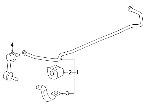 2012 Buick LaCrosse Stabilizer Bar & Components Diagram 6 - Thumbnail