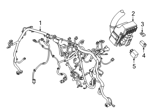 2018 Buick Encore Fuse & Relay Box Diagram for 42604046