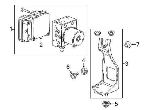 2018 Chevy Cruze Control Module Diagram for 84113790