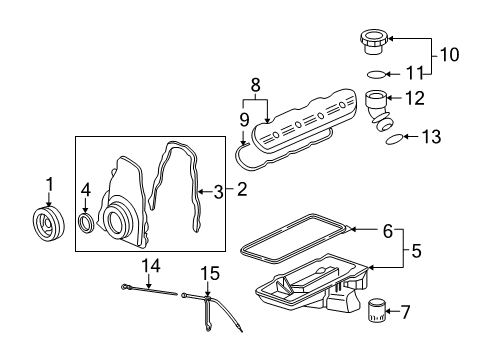 2007 Chevy Silverado 1500 Classic Engine Parts Diagram