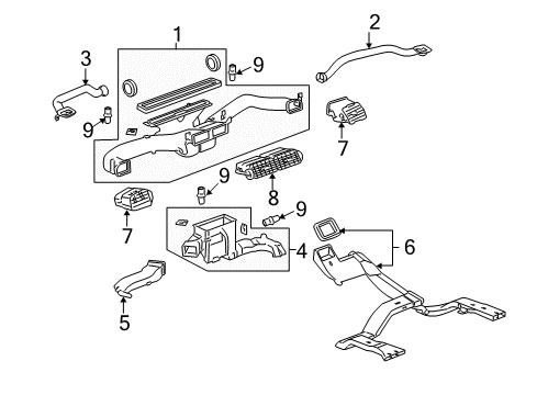 2012 Chevy Tahoe Ducts Diagram 2 - Thumbnail