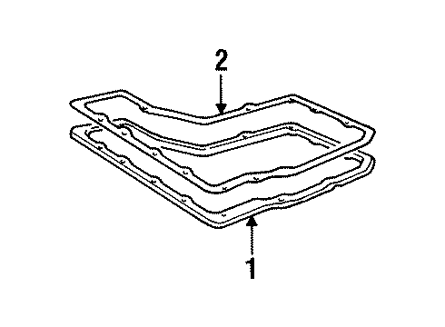 1997 Cadillac Seville Transaxle Parts Diagram