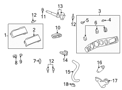2001 Buick LeSabre Muffler Clip Diagram for 10283356