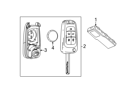 2015 Chevy Sonic Keyless Entry Components Diagram