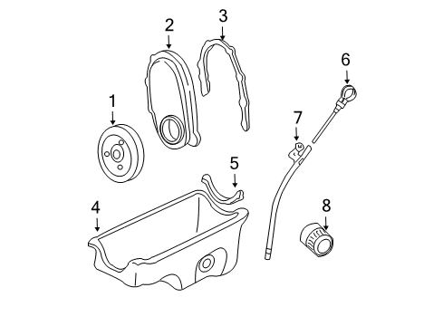 1995 Chevy Cavalier Engine Parts Diagram 2 - Thumbnail