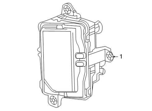2024 GMC Yukon Fog Lamps Diagram