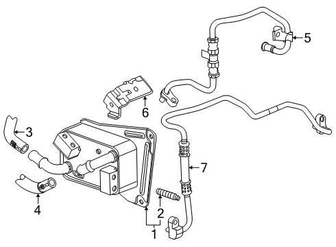 2024 Chevy Traverse Oil Cooler Diagram
