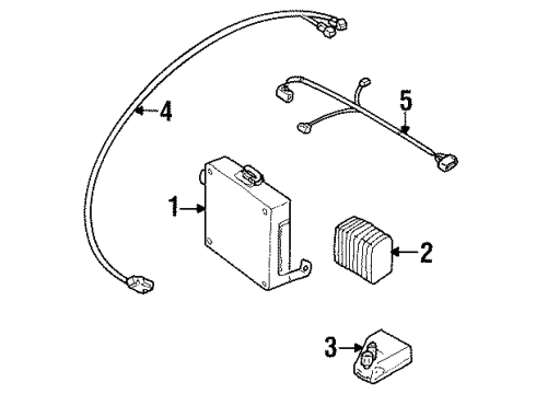 1998 Chevy Metro Electrical Components Diagram