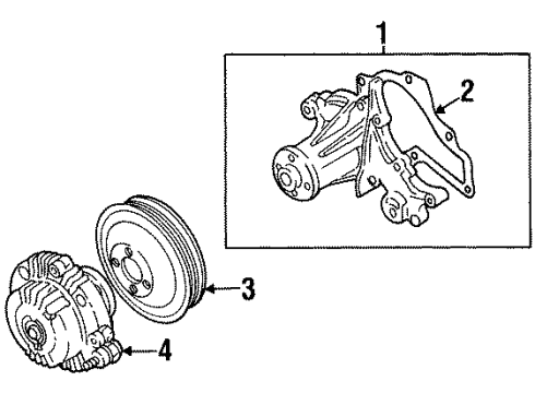 1998 Chevy Tracker Water Pump Diagram