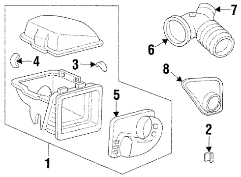 1998 Oldsmobile Intrigue Powertrain Control Diagram