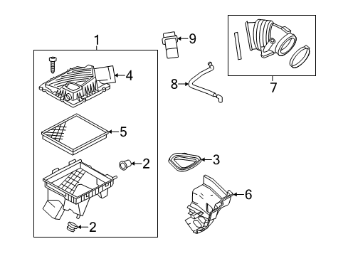 2016 Chevy Impala Air Intake Diagram 2 - Thumbnail