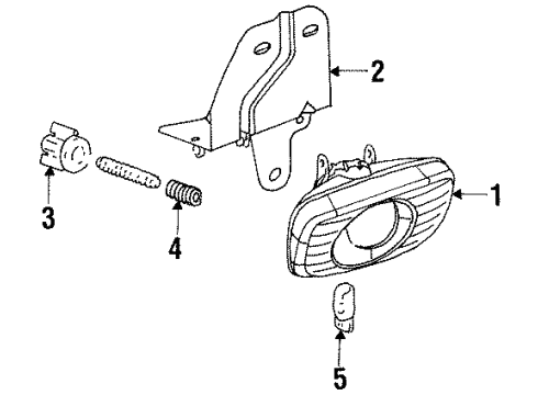 2000 Cadillac Escalade Fog Lamps Diagram