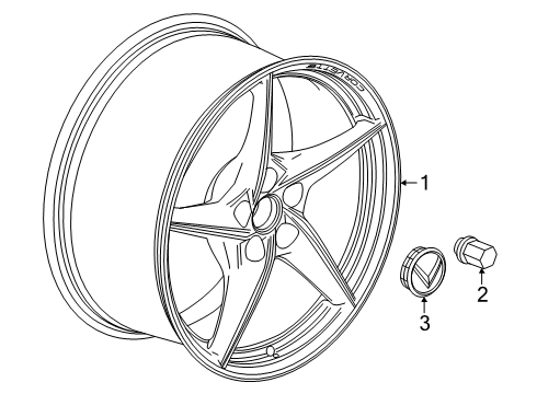 2025 Chevy Corvette Wheels Diagram 2 - Thumbnail