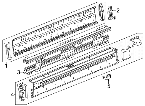 2024 GMC Sierra EV Rocker Panel Diagram