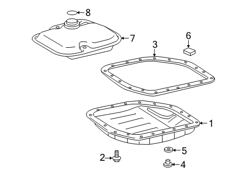 2010 Pontiac Vibe Automatic Transmission Diagram