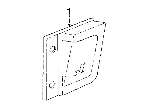 1993 Pontiac Trans Sport Backup Lamps Diagram