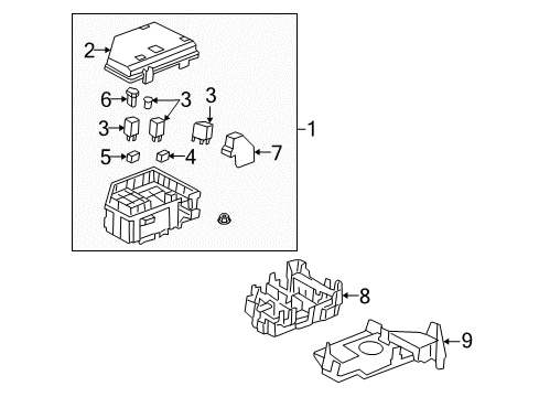 2007 Saturn Outlook Fuse & Relay Diagram