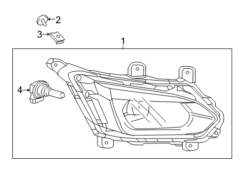 2016 Chevy Equinox Bulbs Diagram