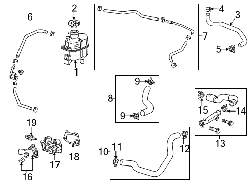 2013 Chevy Spark Reservoir Diagram for 42620261