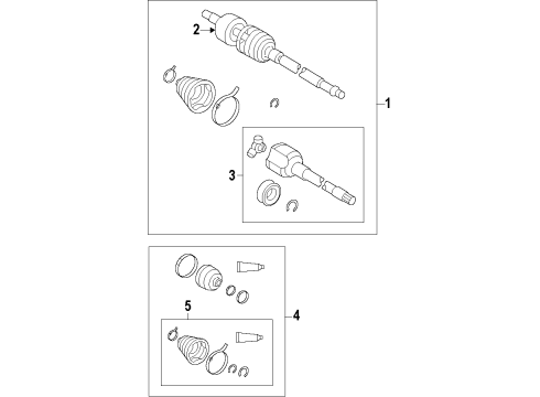 2009 Pontiac Vibe Front Axle Diagram