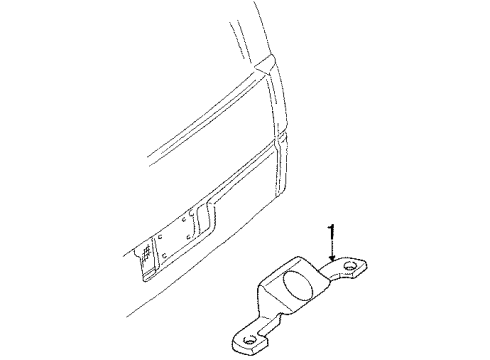 1992 Oldsmobile Silhouette License Lamps Diagram