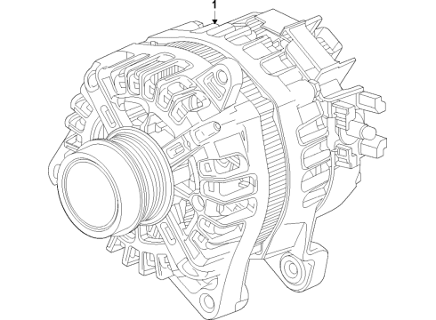 2024 Chevy Trailblazer Alternator Diagram