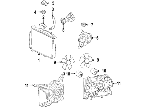 2004 Cadillac CTS Cooling Fan Diagram