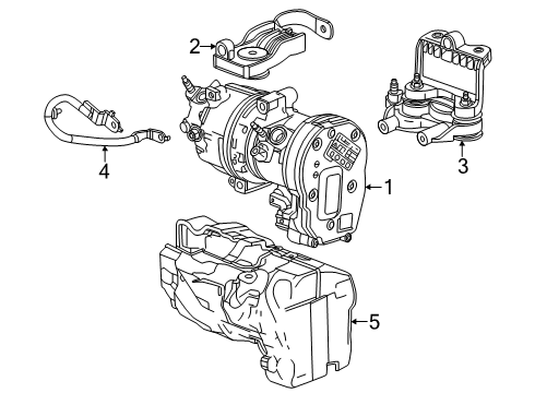 2024 Chevy Blazer EV A/C Compressor Diagram