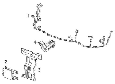 2025 GMC Terrain Bumper & Components - Front Diagram 3 - Thumbnail