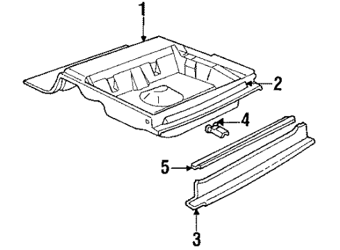 1984 Chevy Impala Rear Body Diagram