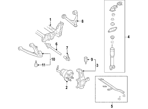 2013 Chevy Corvette Lower Control Arm - Rear Diagram