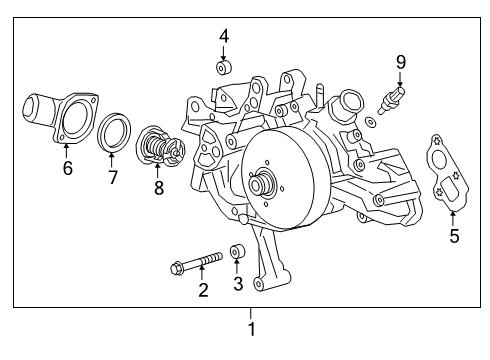2020 Chevy Silverado 1500 Water Pump Diagram 3 - Thumbnail