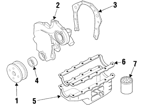 1988 Chevy Beretta Engine Parts Diagram