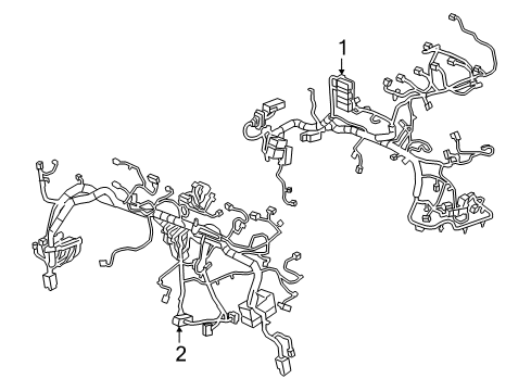 2024 GMC Terrain Engine Harness Diagram for 12686792