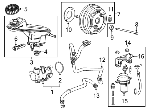 2018 Buick Encore Vacuum Pump Diagram for 95379814