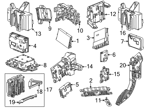2024 Chevy Silverado EV Electrical Components Diagram 3 - Thumbnail