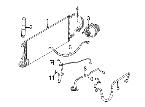 2002 Pontiac Montana A/C Compressor Diagram