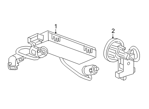 2025 Cadillac XT6 Alarm System Diagram