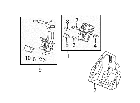 2005 Chevy Corvette Controls - Instruments & Gauges Diagram