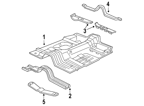 2001 Pontiac Firebird Floor Diagram