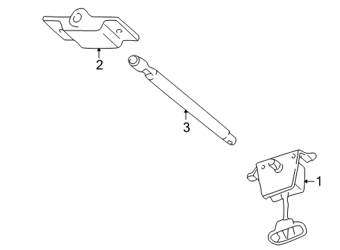 2006 Saturn Relay Spare Tire Carrier Diagram