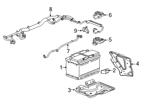 2019 Chevy Suburban Battery Diagram